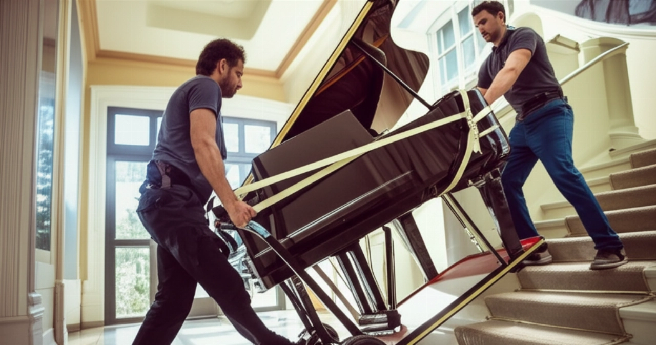Chariot de transport de piano