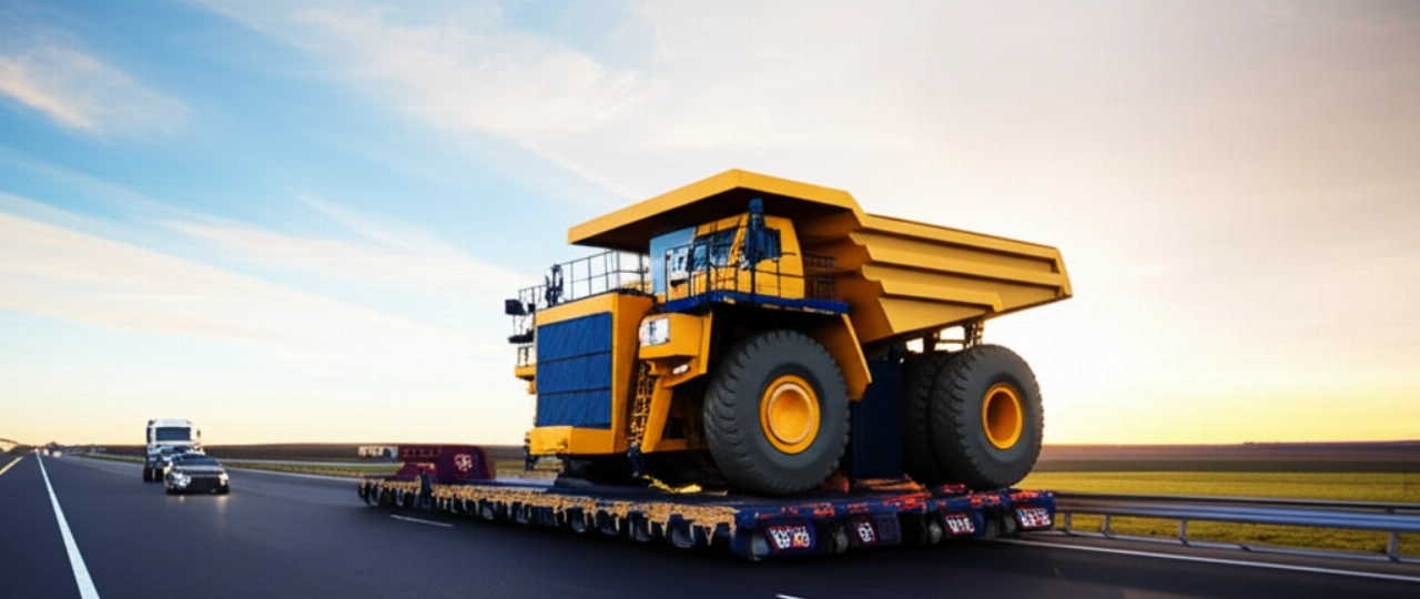 Transport de machines industrielles