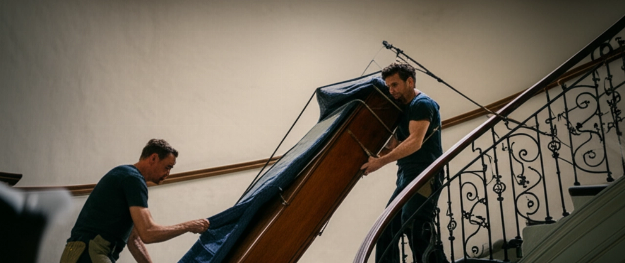 Transport Piano Escaliers